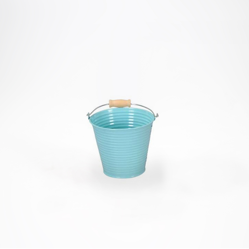 Balde Zinco - 13cm Azul
